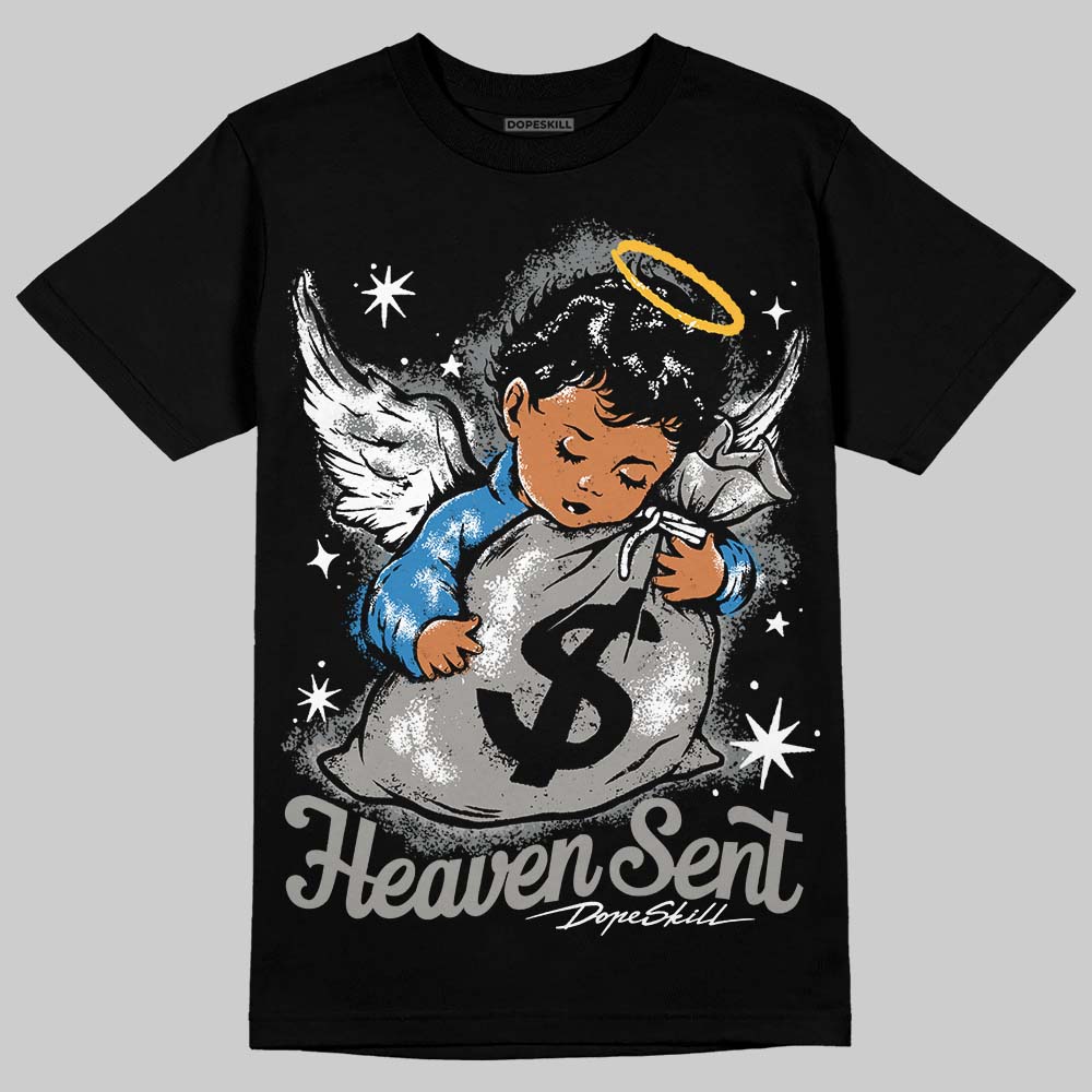 Cool Grey 9s DopeSkill T-Shirt Heaven Sent Graphic