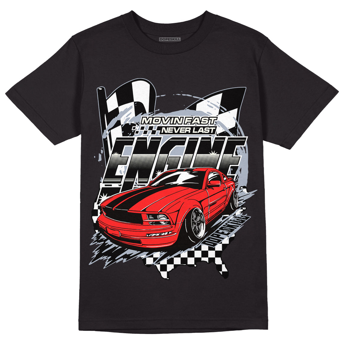 White Cement Reimagined 3s DopeSkill T-Shirt ENGINE Tshirt Graphic