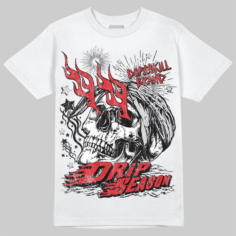 Red Cement 4S DopeSkill T-Shirt Drip Season Graphic