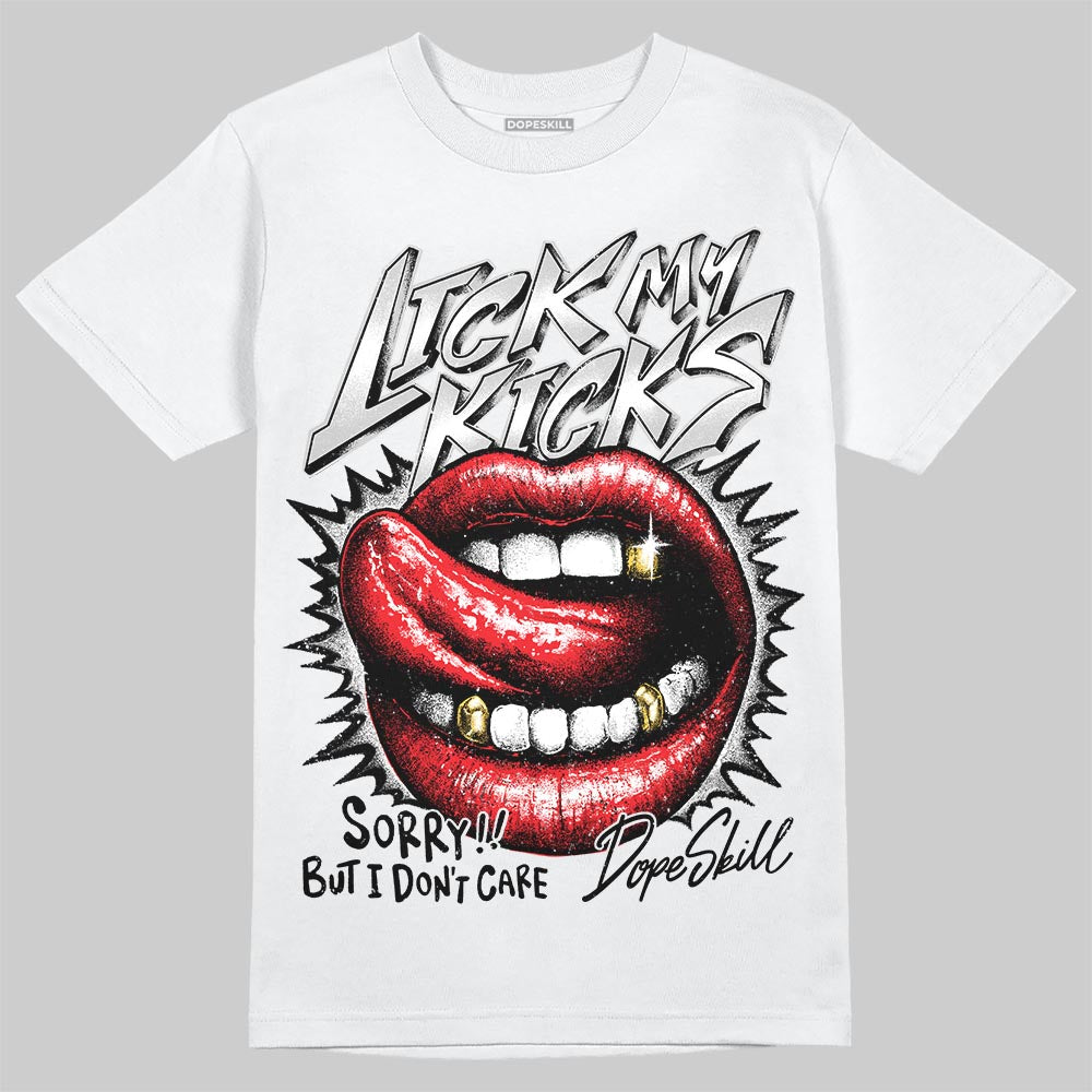 Foamposite One ‚ÄúTriple White‚Äù DopeSkill T-Shirt Lick My Kicks Graphic