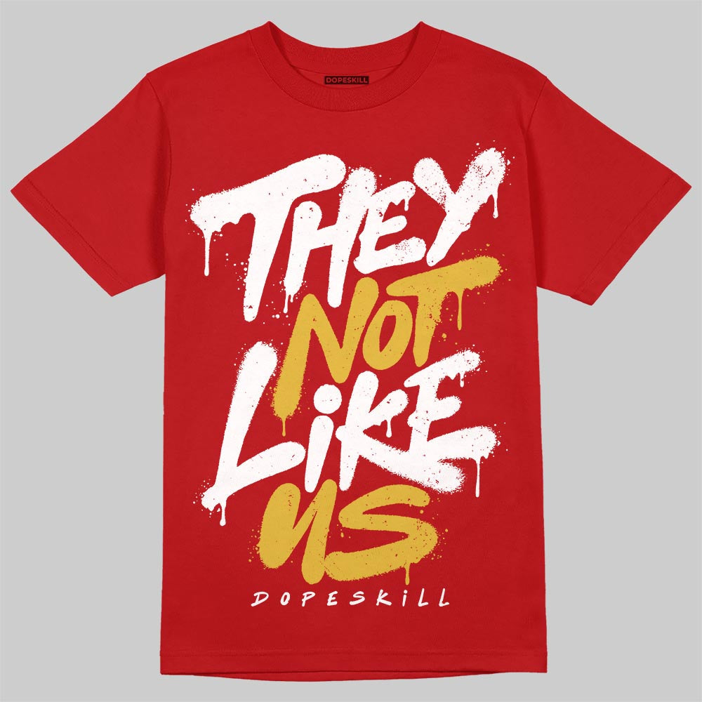 Red Collection DopeSkill T-Shirt They Not Like Us Graphic