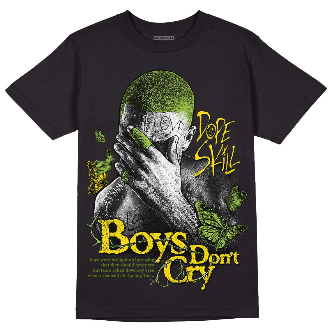 Dunk Low 'Chlorophyll' DopeSkill T-Shirt Boys Don't Cry Graphic