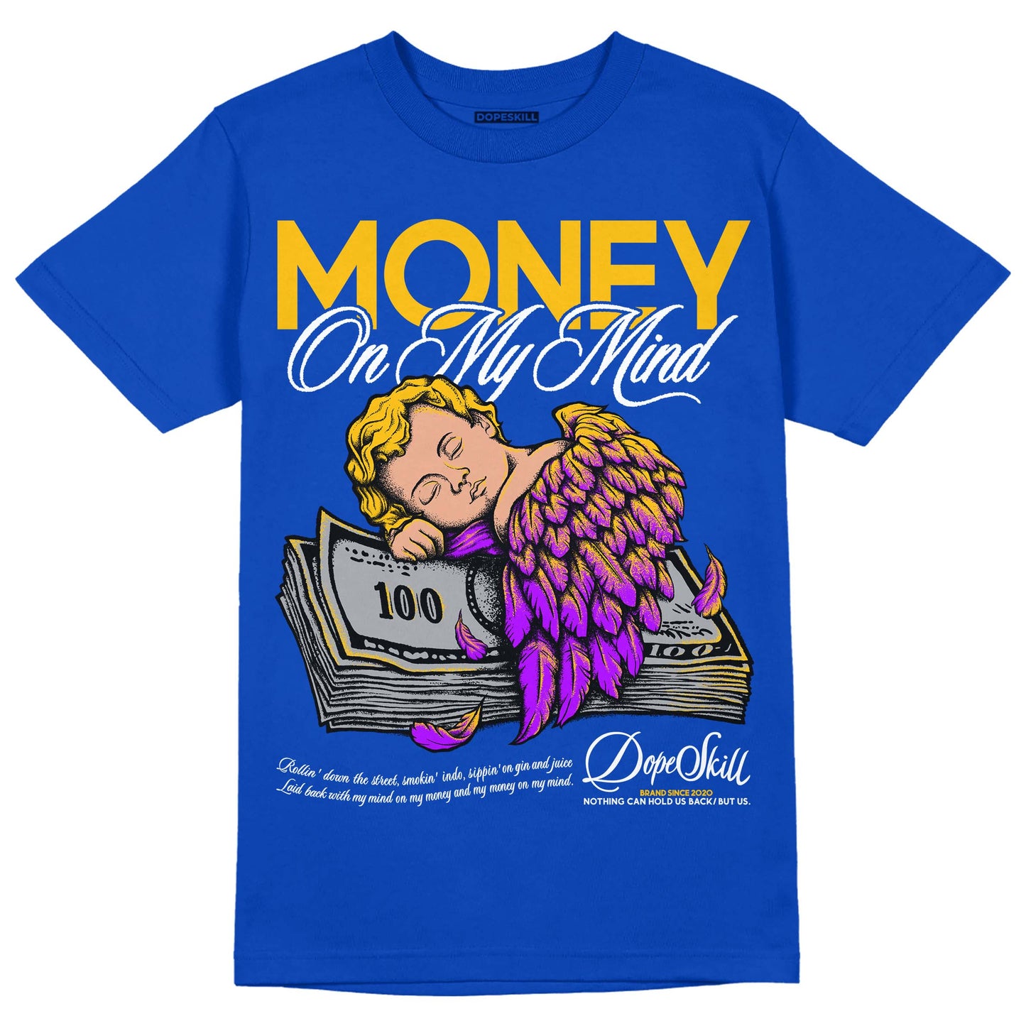 Royal Blue Collection DopeSkill Royal Blue T-shirt MOMM Graphic