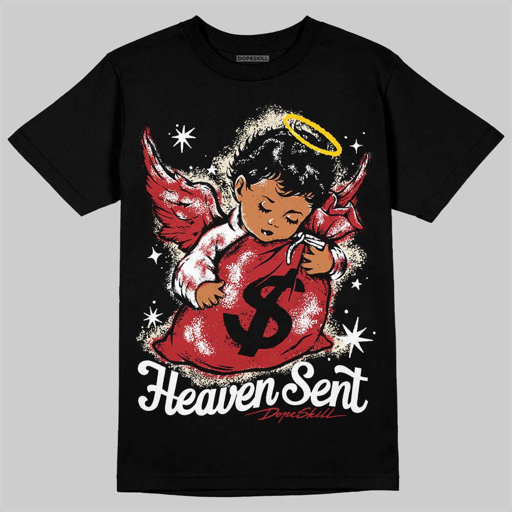 Black Toe Reimagined 1s DopeSkill T-Shirt Heaven Sent Graphic