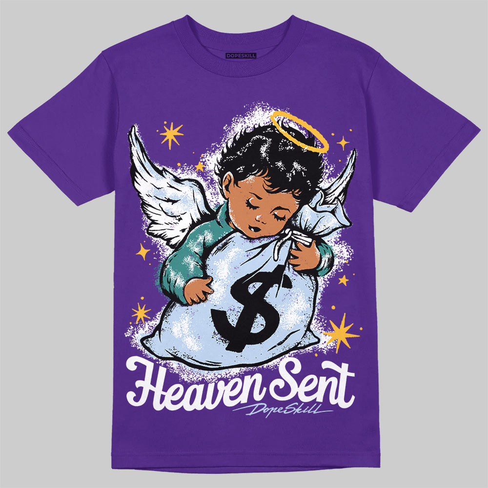 Grape 5s DopeSkill T-Shirt Heaven Sent Graphic