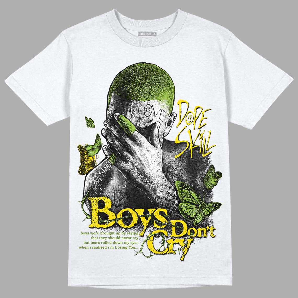 Dunk Low 'Chlorophyll' DopeSkill T-Shirt Boys Don't Cry Graphic