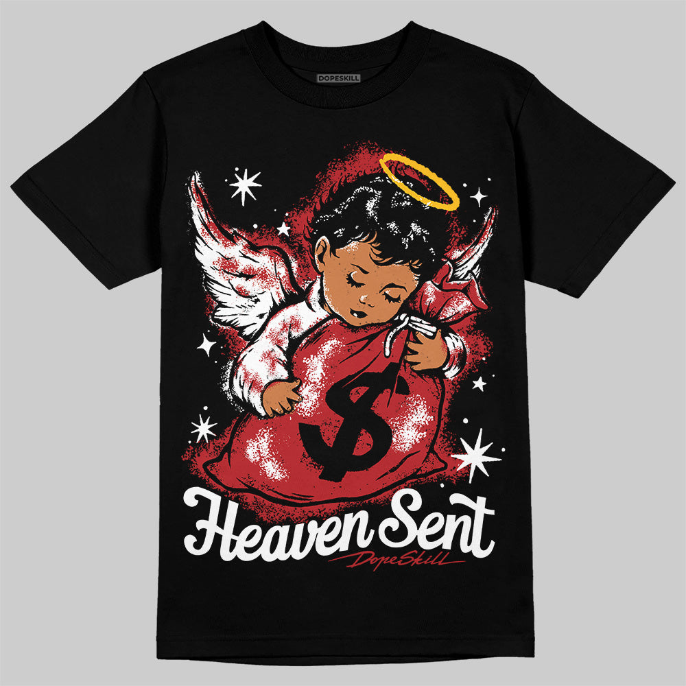 Flu Game 12s DopeSkill T-Shirt Heaven Sent Graphic