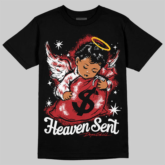 Flu Game 12s DopeSkill T-Shirt Heaven Sent Graphic