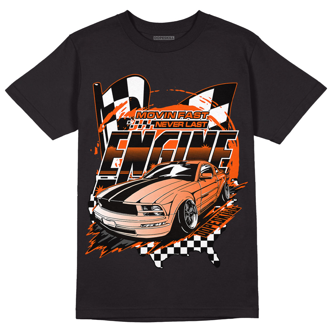 Orange Milk DopeSkill T-Shirt ENGINE Tshirt Graphic
