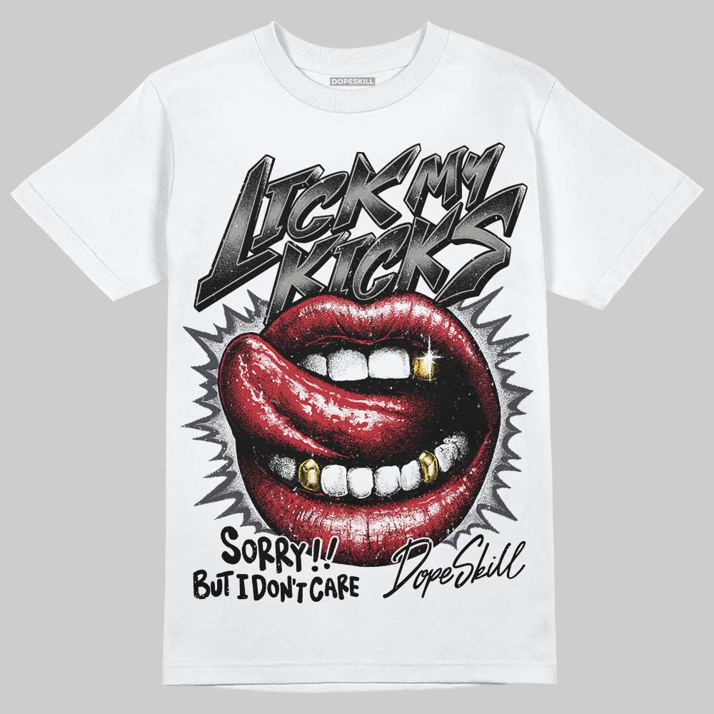 Black Cat 3s DopeSkill T-Shirt Lick My Kicks Graphic
