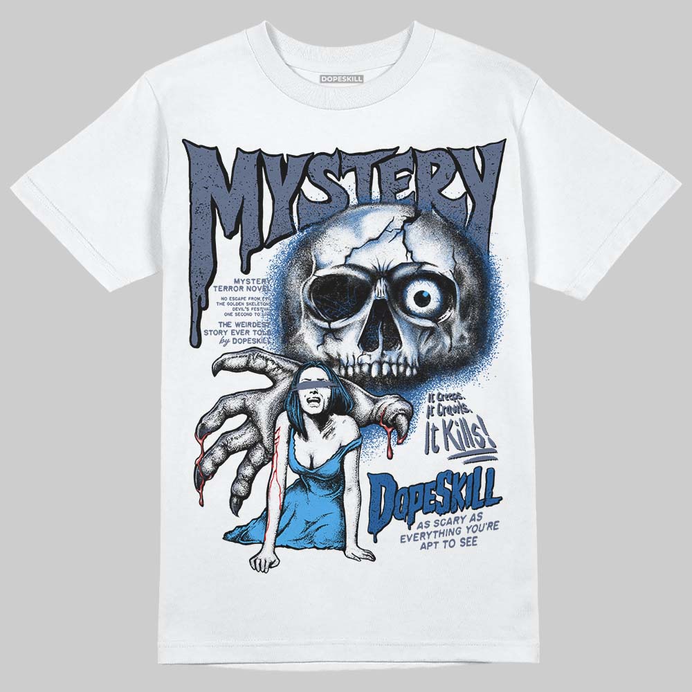 Diffused Blue 11s DopeSkill T-Shirt Mystery Ghostly Grasp Graphic