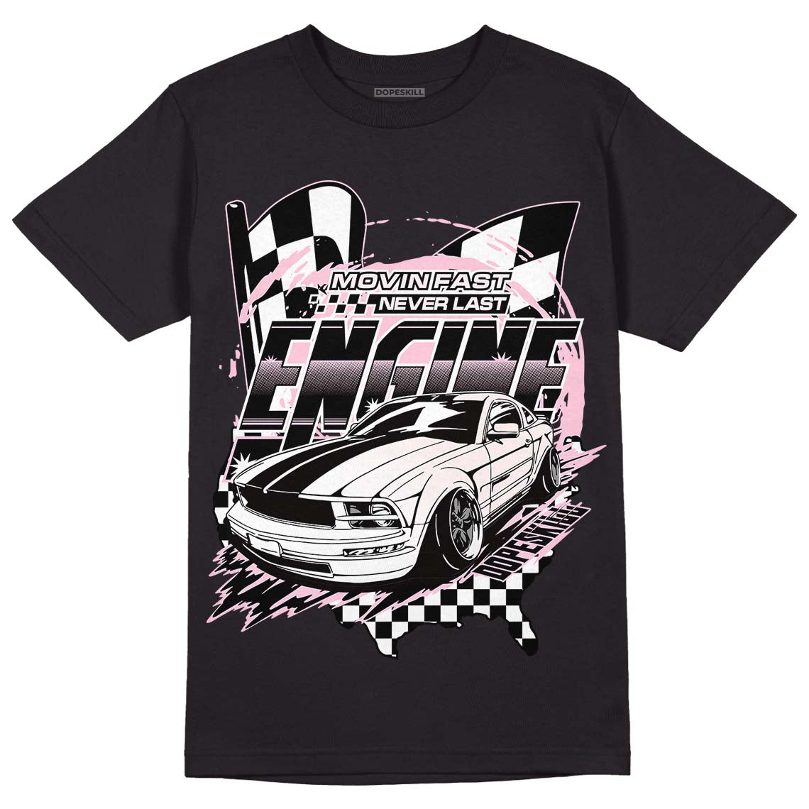 Dunk Low Pink Foam DopeSkill T-Shirt ENGINE Tshirt Graphic