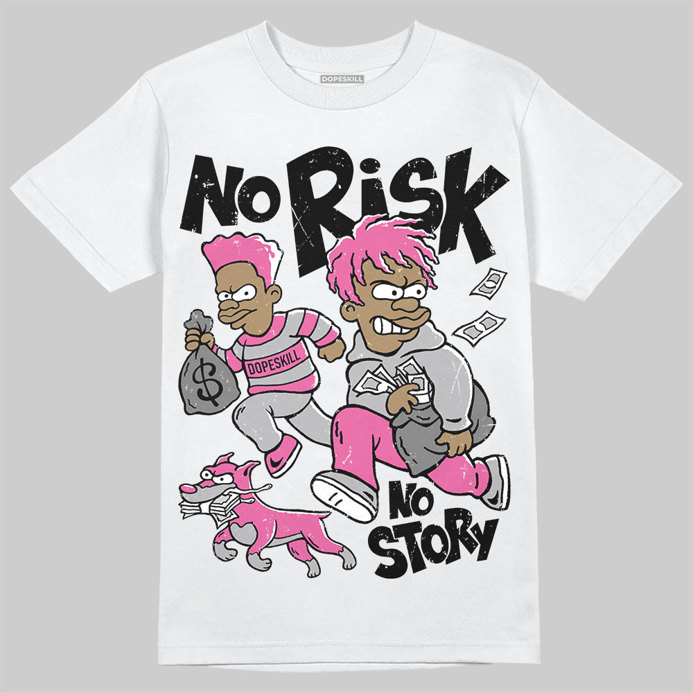 Kayano 14 Cream Sweet Pink DopeSkill T-Shirt No Risk No Story Graphic