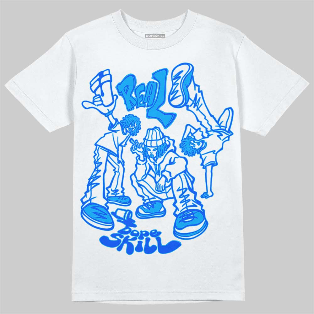 Royal Blue Collection DopeSkill T-Shirt Real Y2K Players Graphic