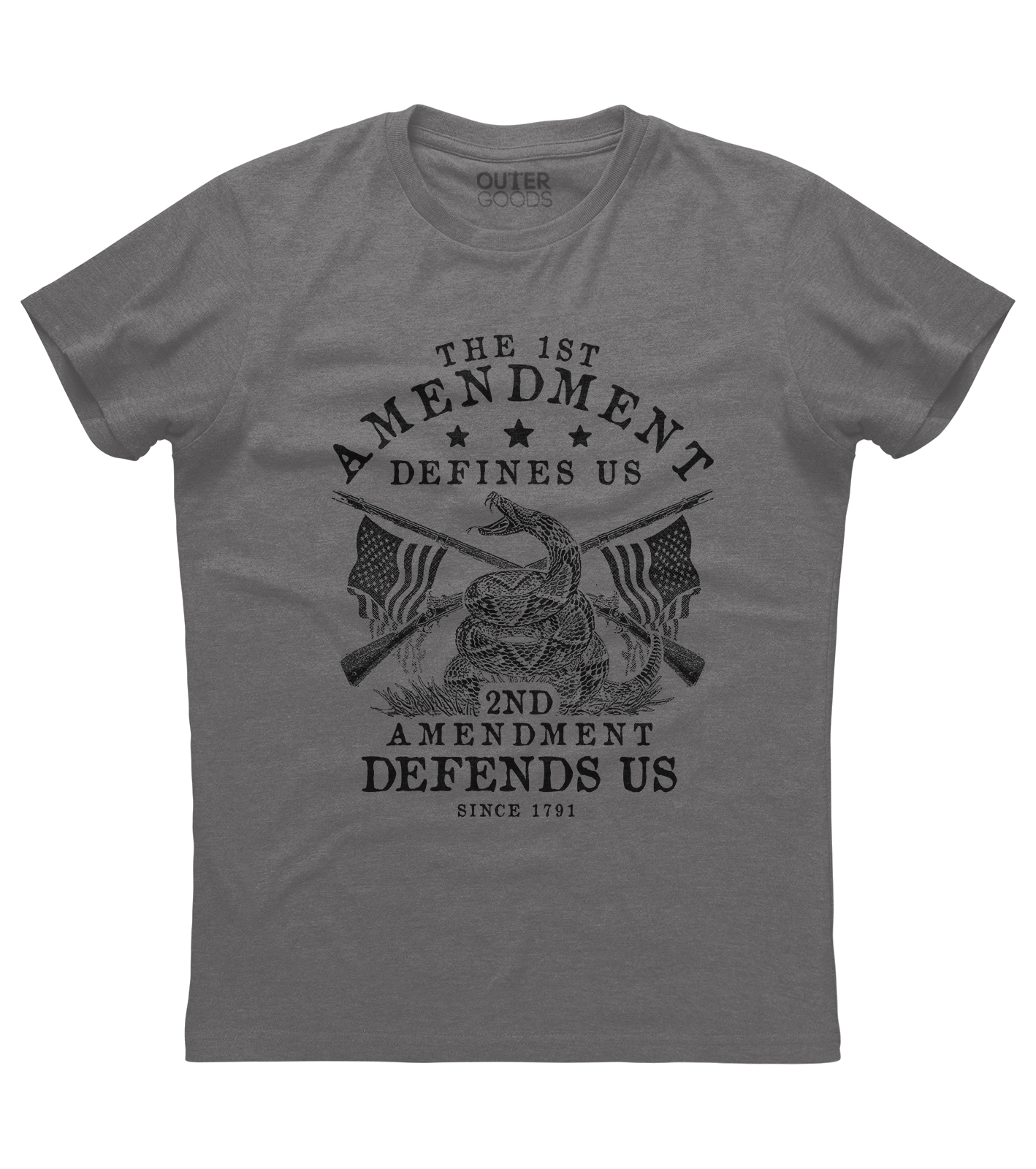 The 1st Amendment Defines Us T-Shirt (O) Style001
