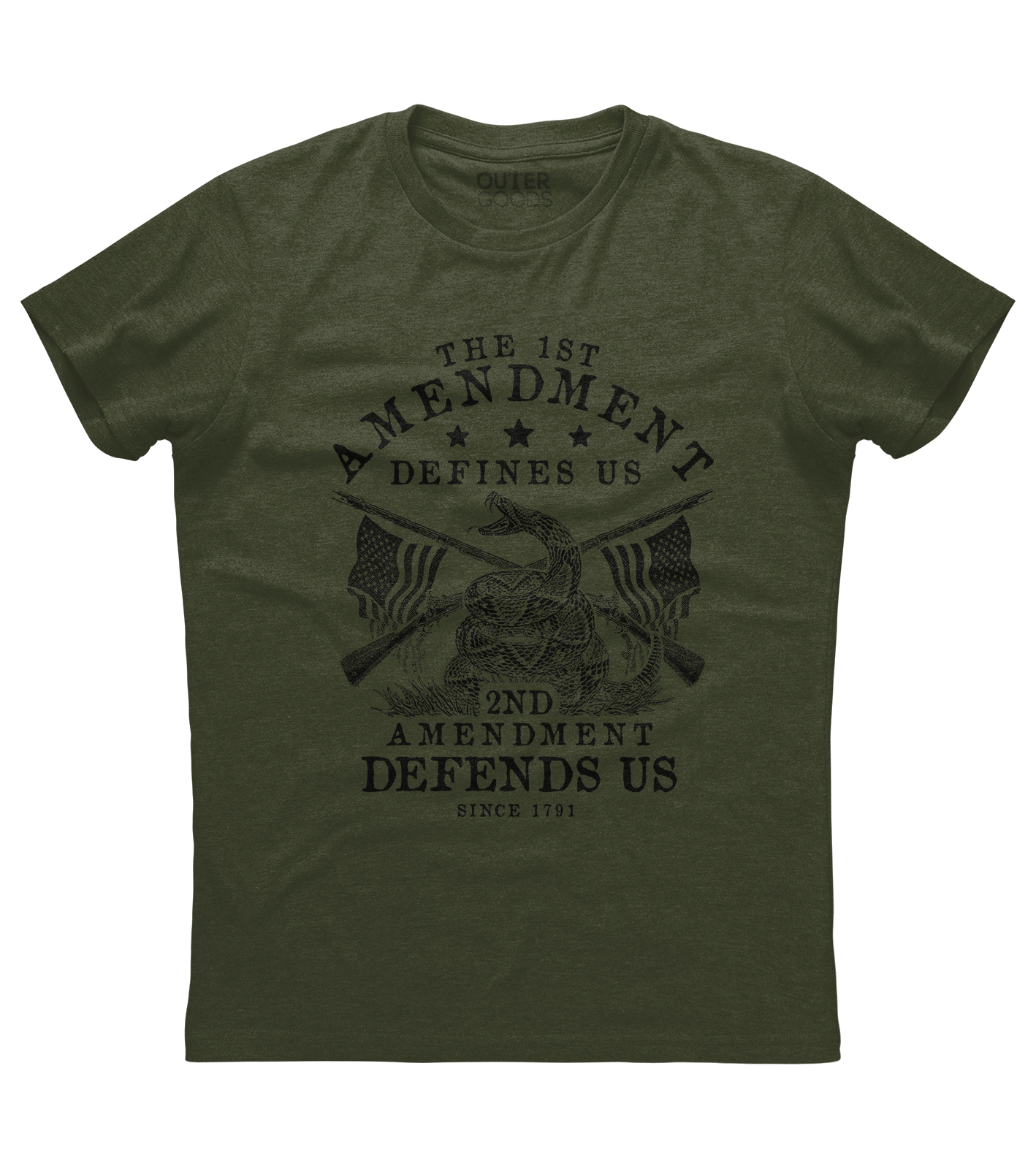 The 1st Amendment Defines Us T-Shirt (O) Style001