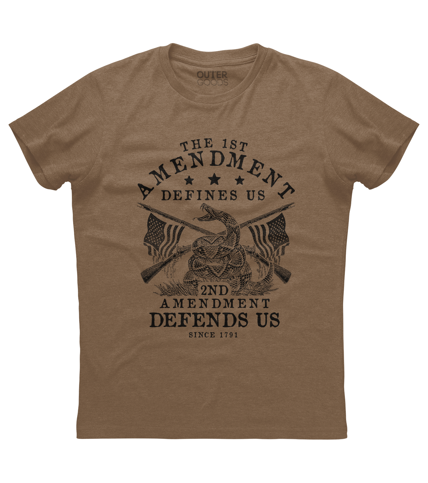 The 1st Amendment Defines Us T-Shirt (O) Style001