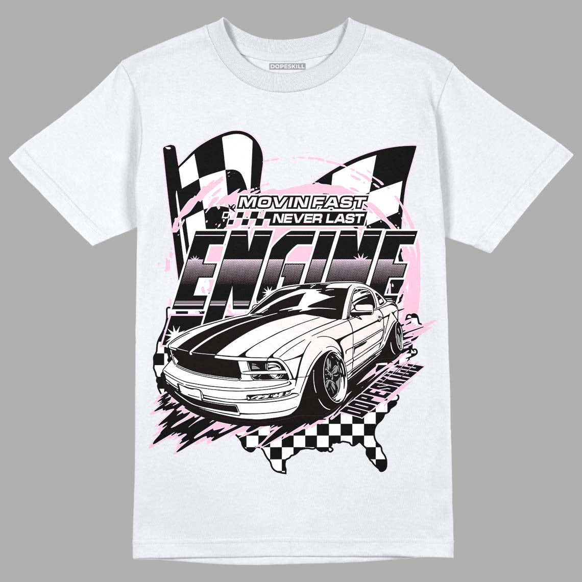 Dunk Low Pink Foam DopeSkill T-Shirt ENGINE Tshirt Graphic