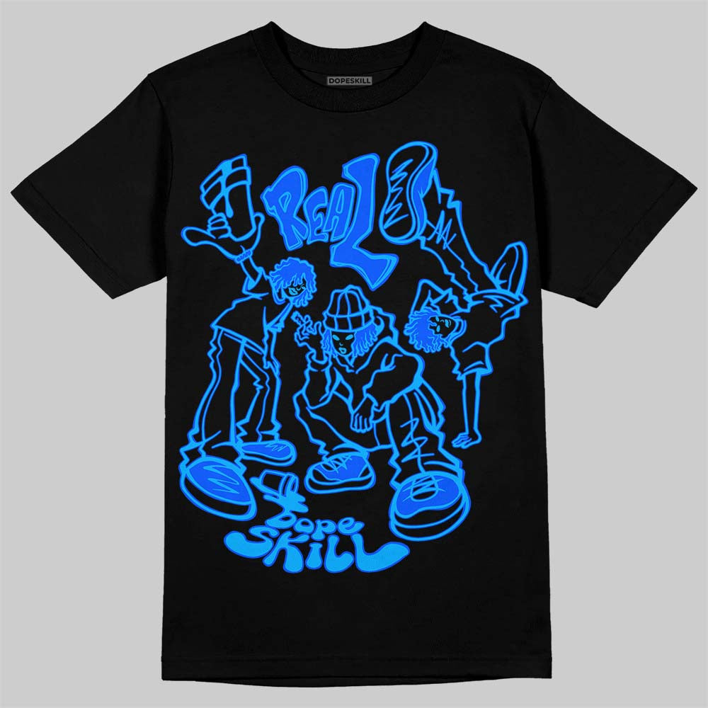 Royal Blue Collection DopeSkill T-Shirt Real Y2K Players Graphic