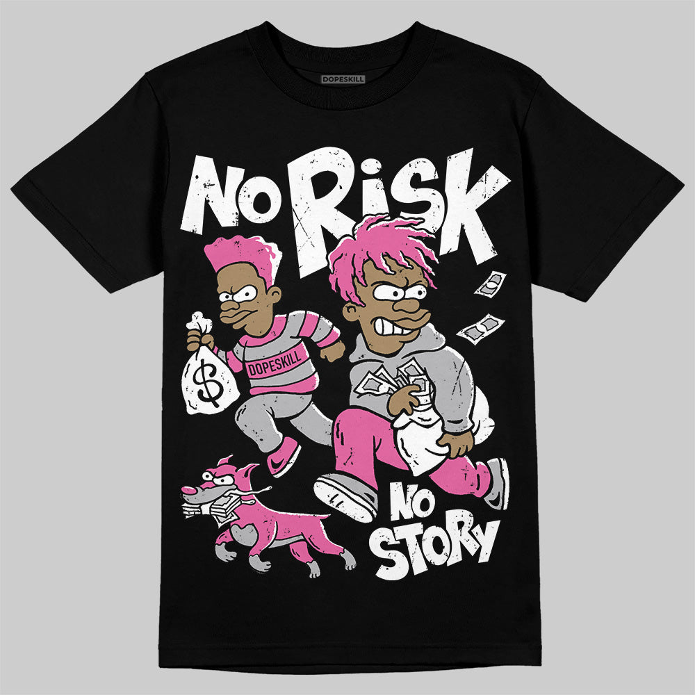 Kayano 14 Cream Sweet Pink DopeSkill T-Shirt No Risk No Story Graphic