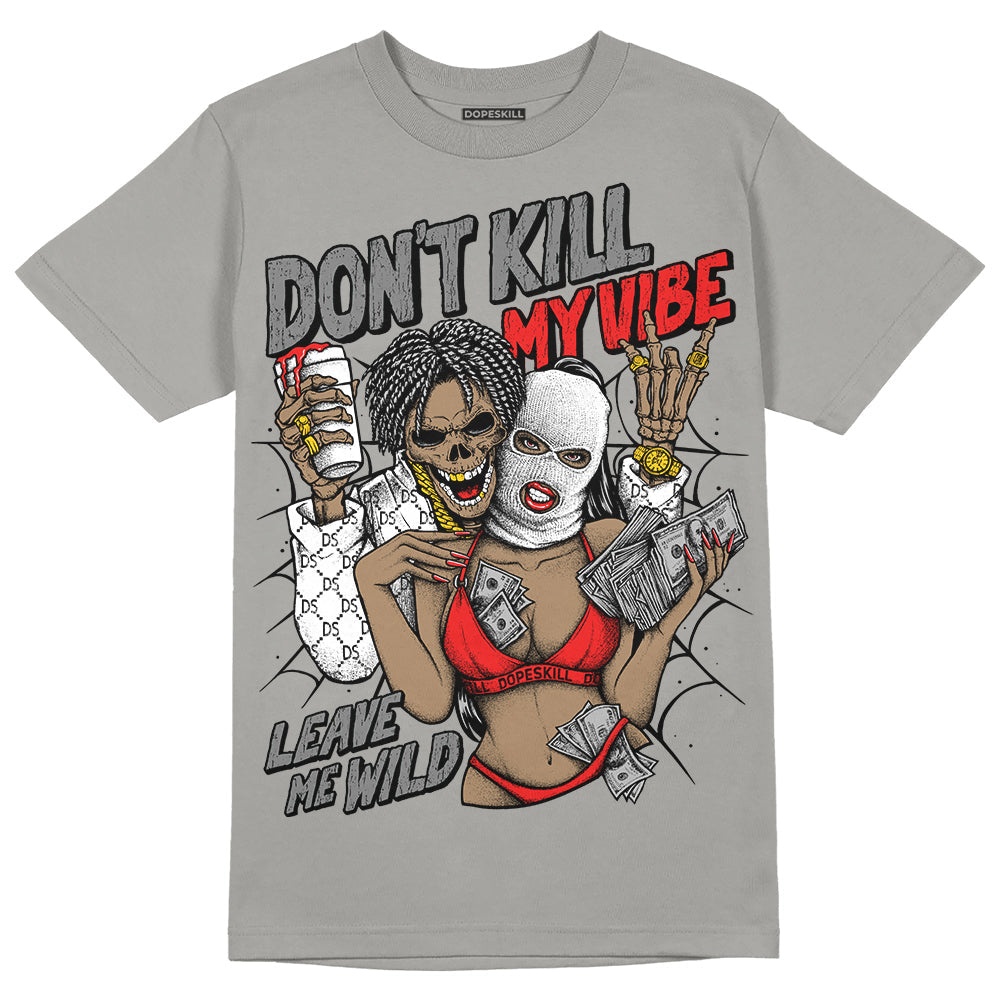 Grey Collection DopeSkill Grey T-shirt Don't Kill My Vibe Graphic