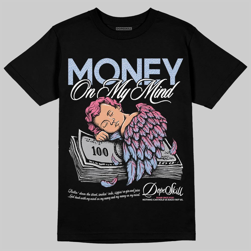 Denim Pink Glow 3s DopeSkill T-Shirt MOMM Graphic