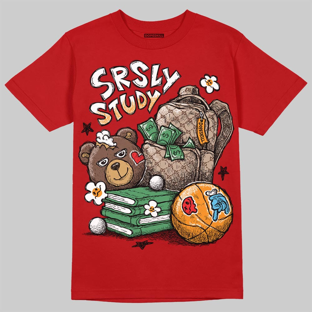 Red Collection DopeSkill T-Shirt SRSLY Study Graphic