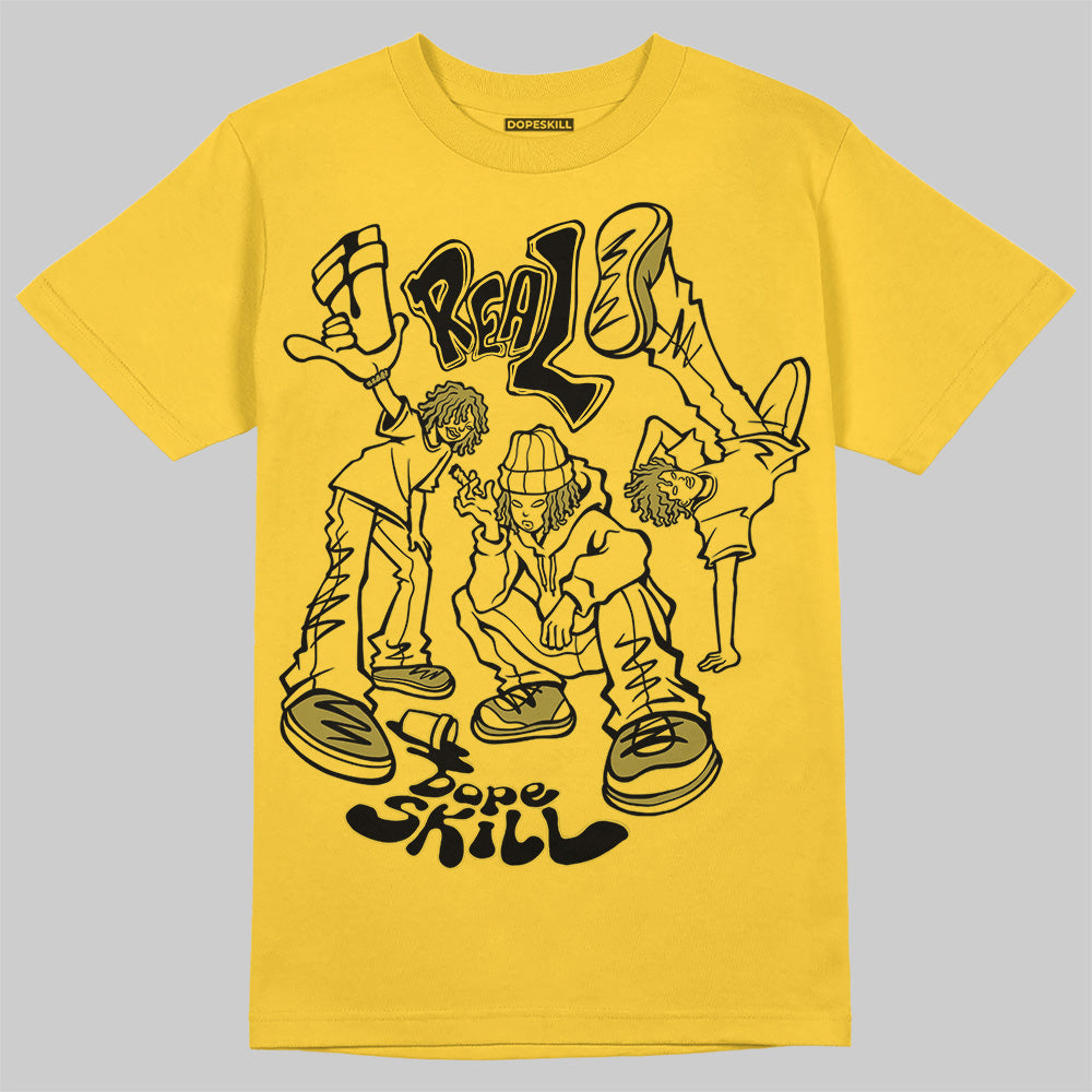 Black Tour Yellow AJ 4 Thunder DopeSkill Unisex T-Shirt Real Y2K Players Graphic
