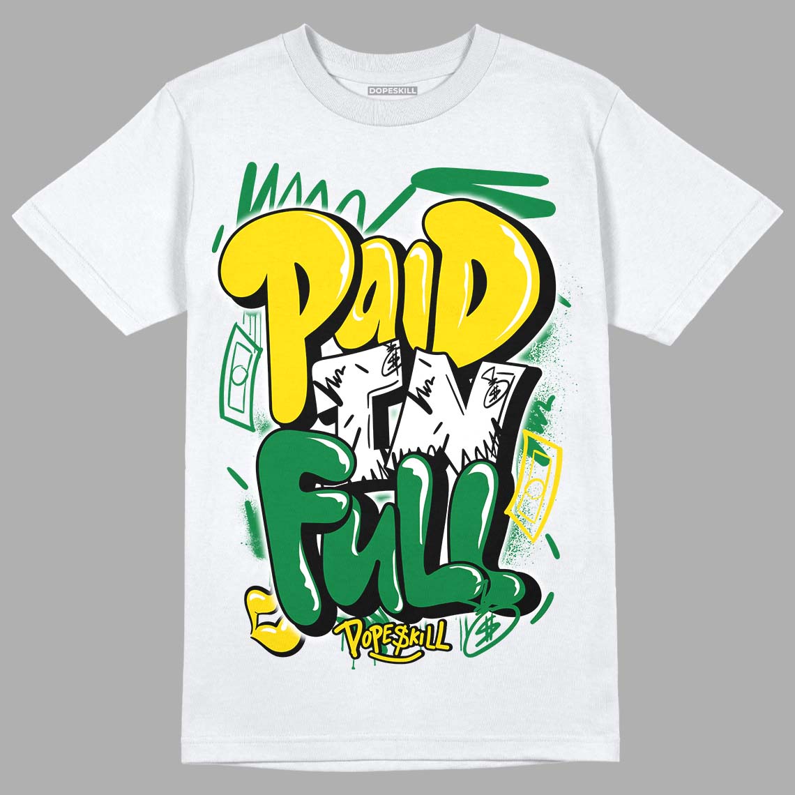 Dunk Low Reverse Brazil DopeSkill T-Shirt New Paid In Full Graphic