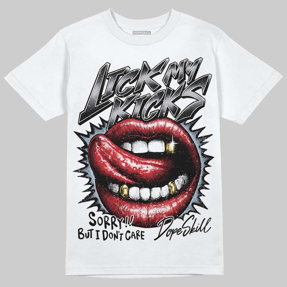 Black Metallic Reimagined 5s DopeSkill T-Shirt Lick My Kicks Graphic