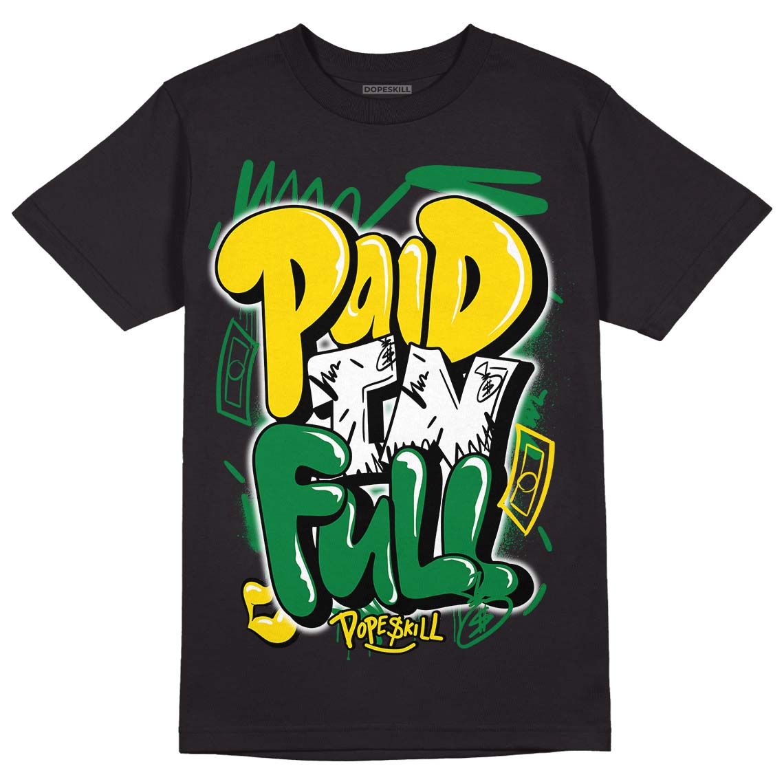 Dunk Low Reverse Brazil DopeSkill T-Shirt New Paid In Full Graphic
