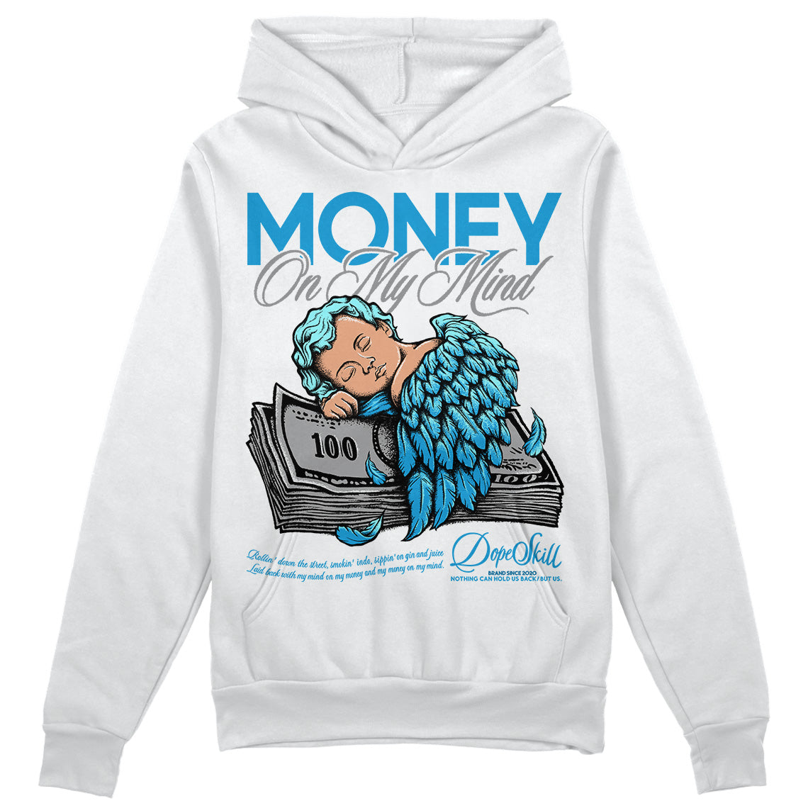Military Blue 4s DopeSkill Hoodie Sweatshirt MOMM Graphic