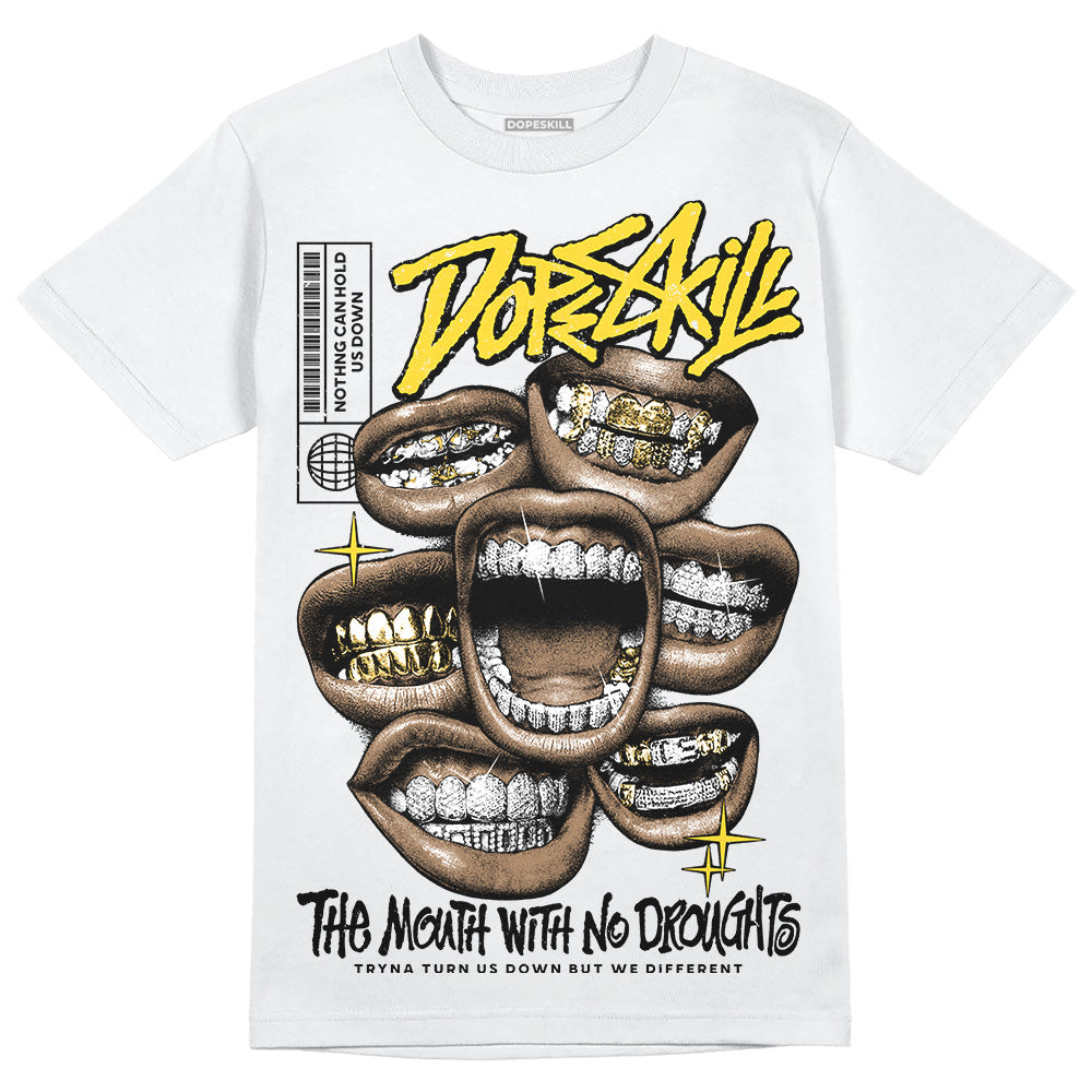 Black Tour Yellow AJ 4 Thunder DopeSkill Unisex T-Shirt The Mouth With No Droughts Graphic