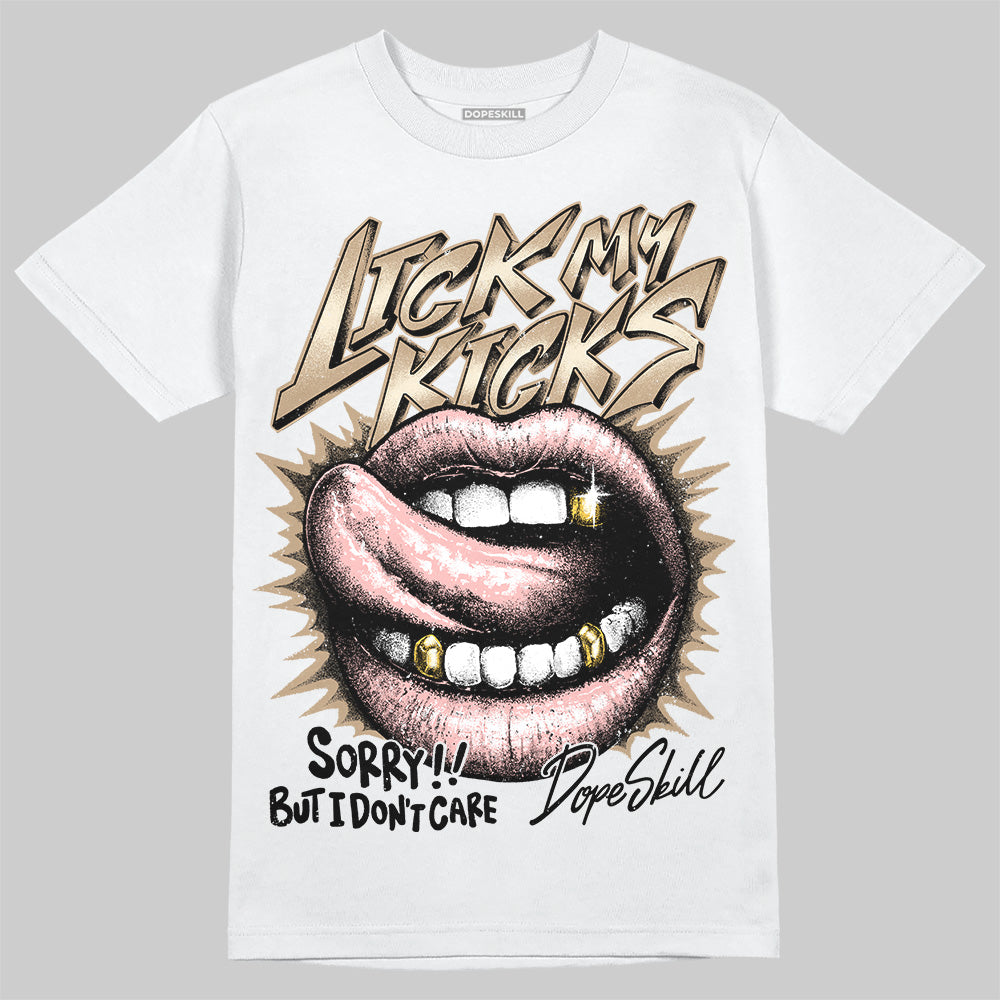 AIR FORCE 1 LINEN DopeSkill T-Shirt Lick My Kicks Graphic