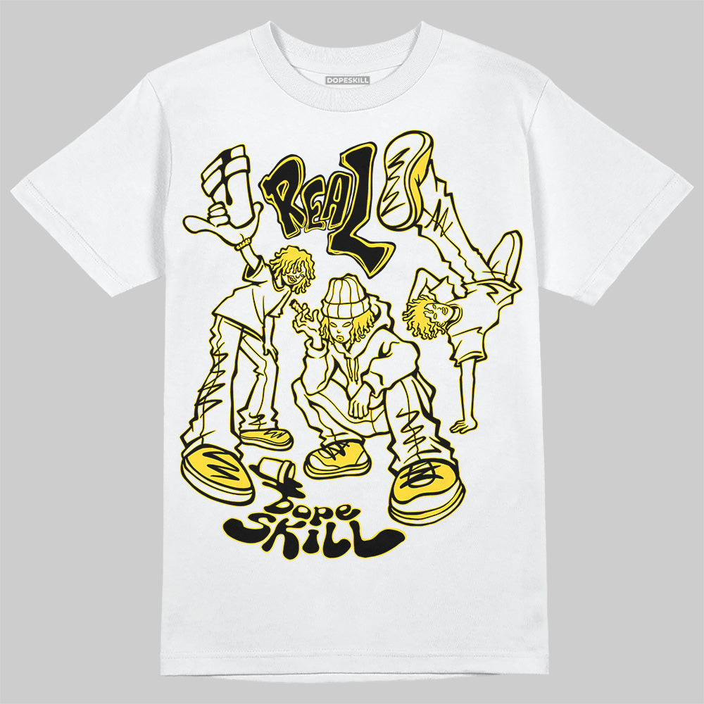 Black Tour Yellow AJ 4 Thunder DopeSkill Unisex T-Shirt Real Y2K Players Graphic