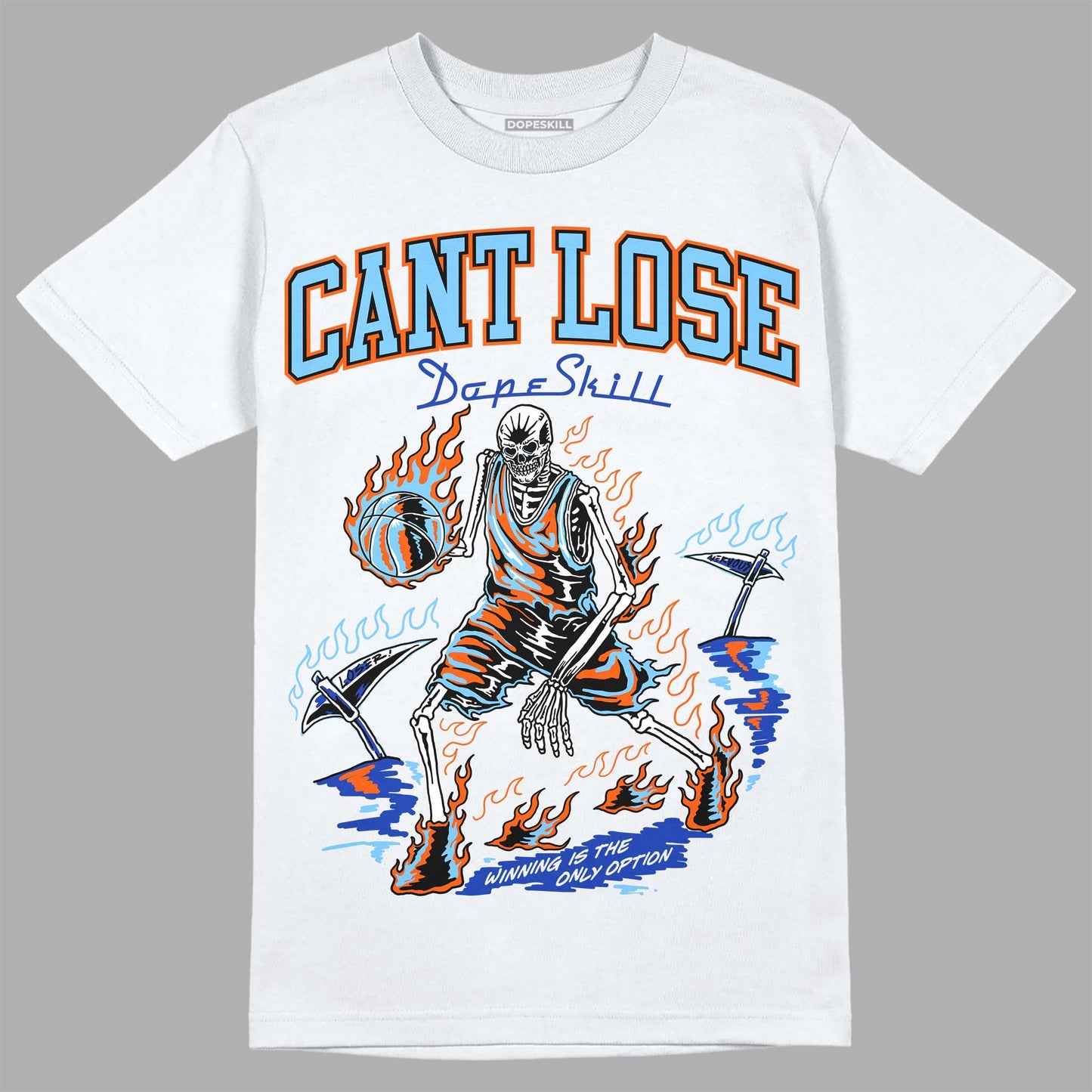 Dunk Low Futura University Blue DopeSkill T-Shirt Cant Lose Graphic