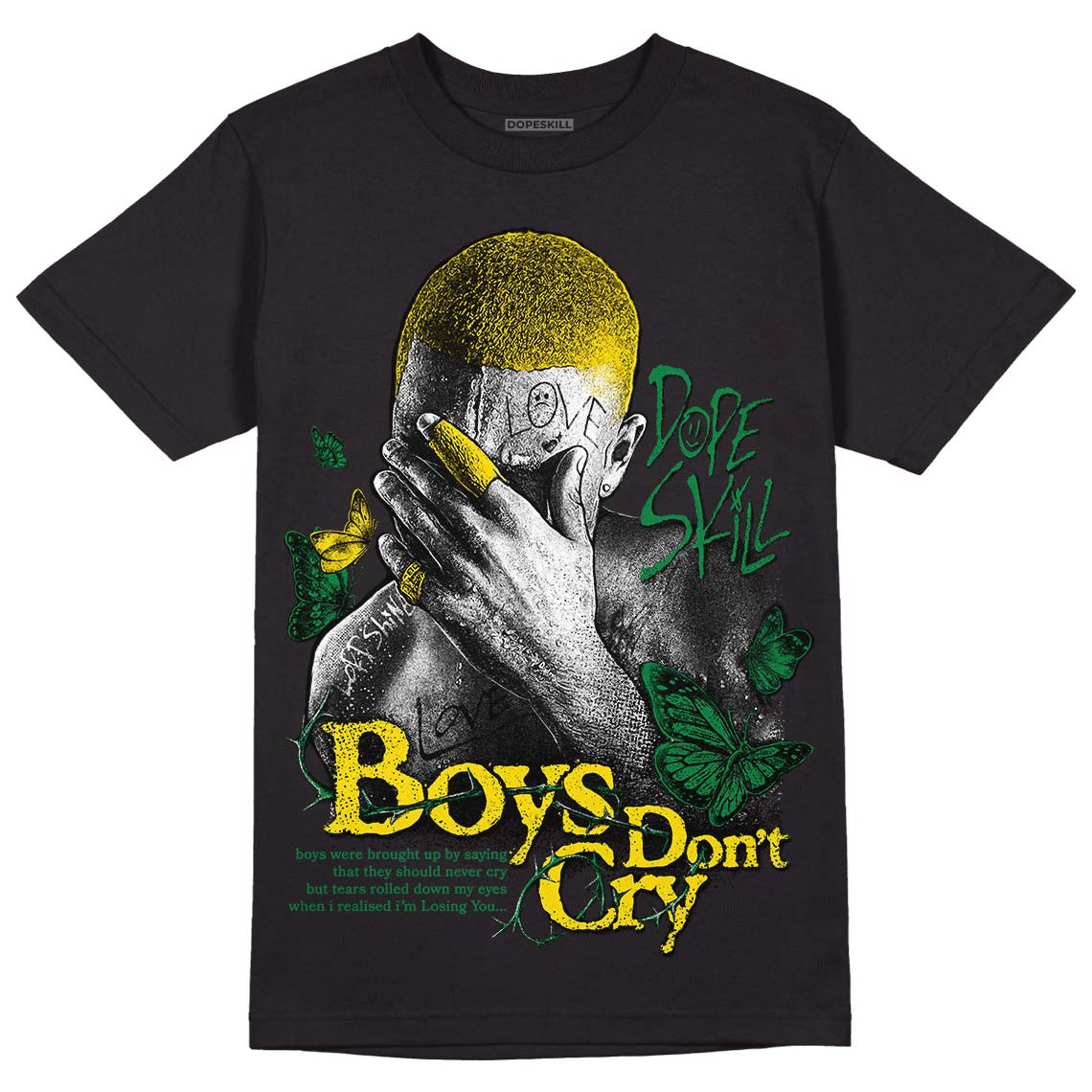 Dunk Low Reverse Brazil DopeSkill T-Shirt Boys Don't Cry Graphic