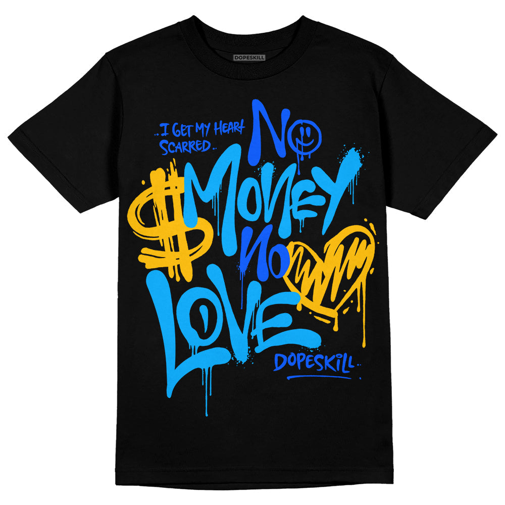 Royal Blue Collection DopeSkill T-Shirt No Money No Love Typo Graphic