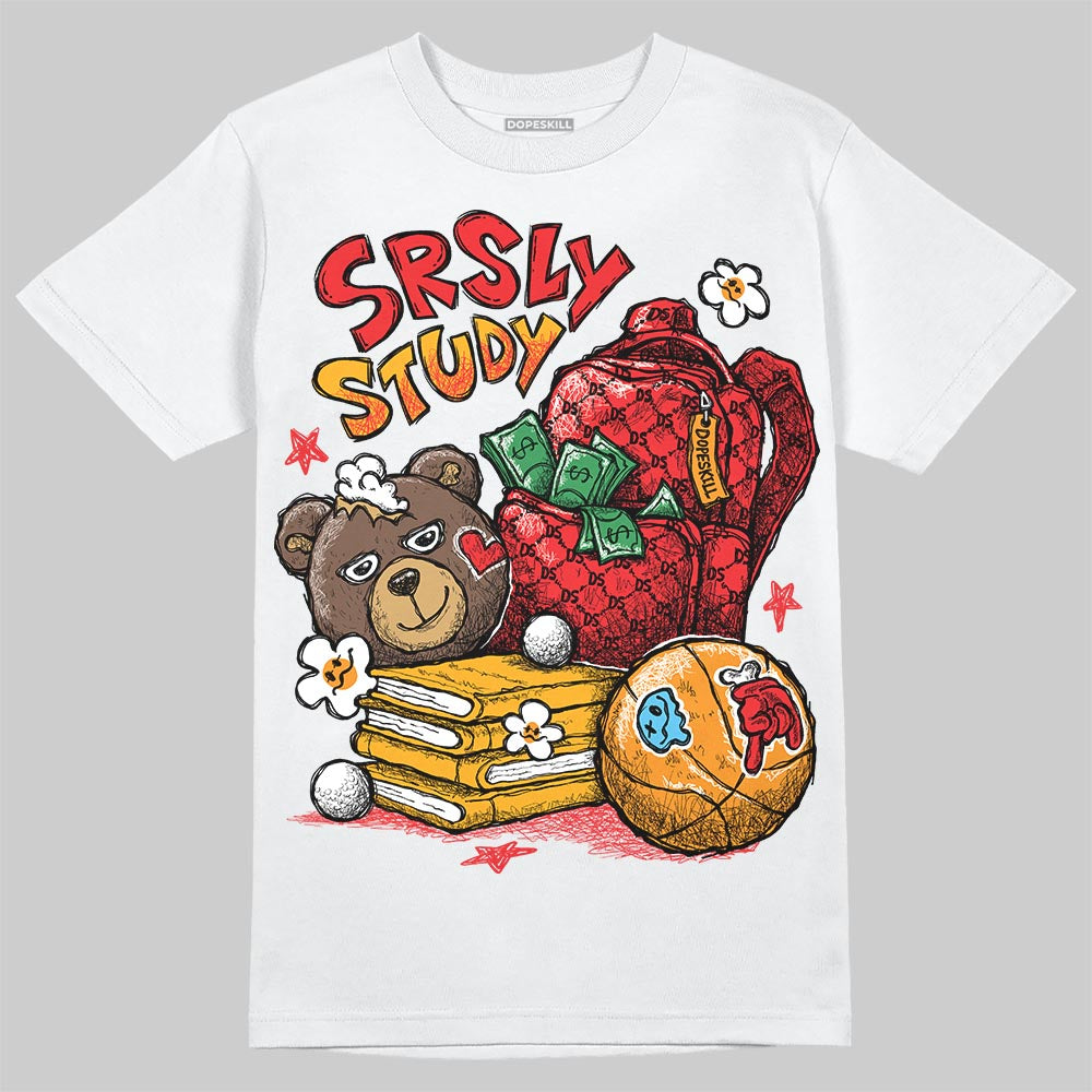 Red Collection DopeSkill T-Shirt SRSLY Study Graphic