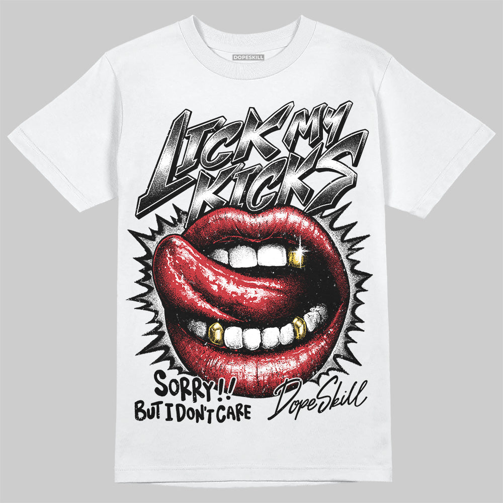 Bred 11s DopeSkill T-Shirt Lick My Kicks Graphic