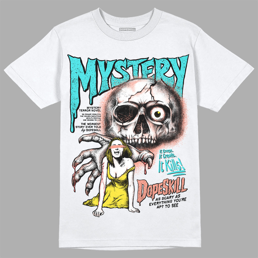Cyan Burst 9060 DopeSkill T-Shirt Mystery Ghostly Grasp Graphic