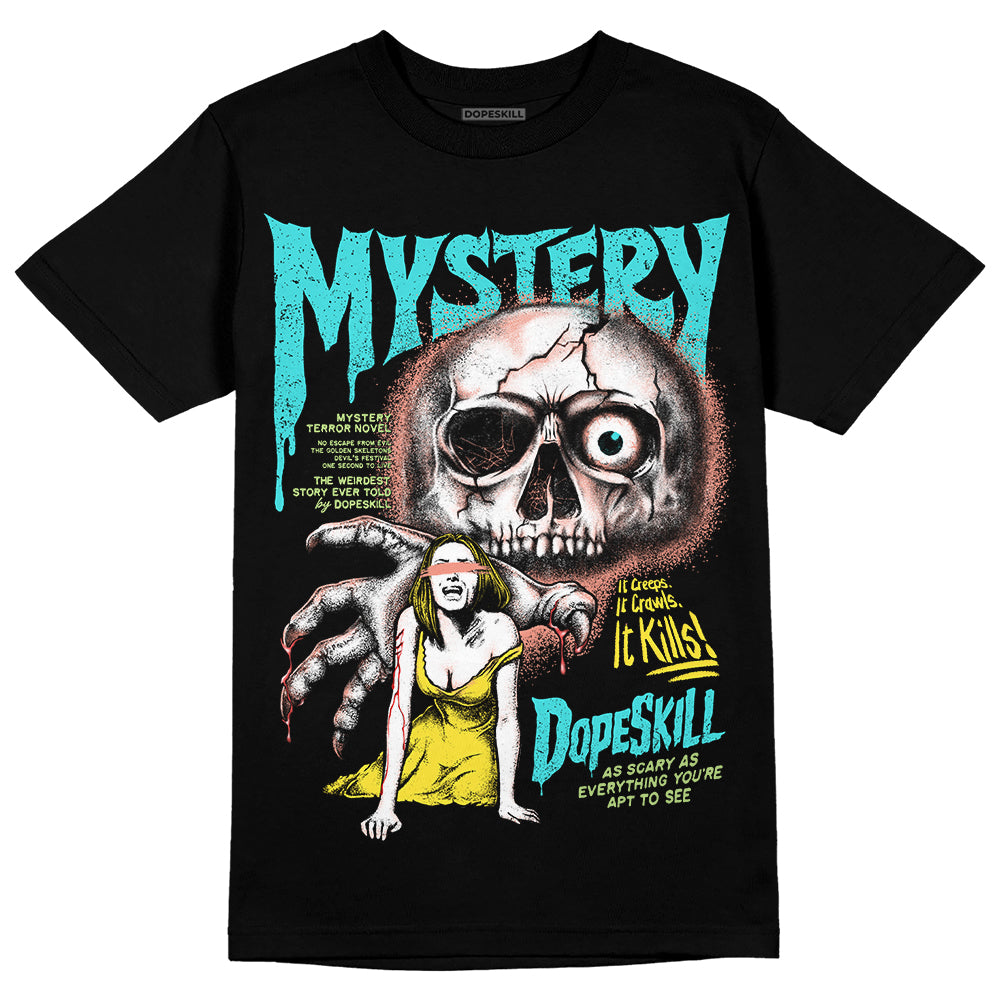 Cyan Burst 9060 DopeSkill T-Shirt Mystery Ghostly Grasp Graphic