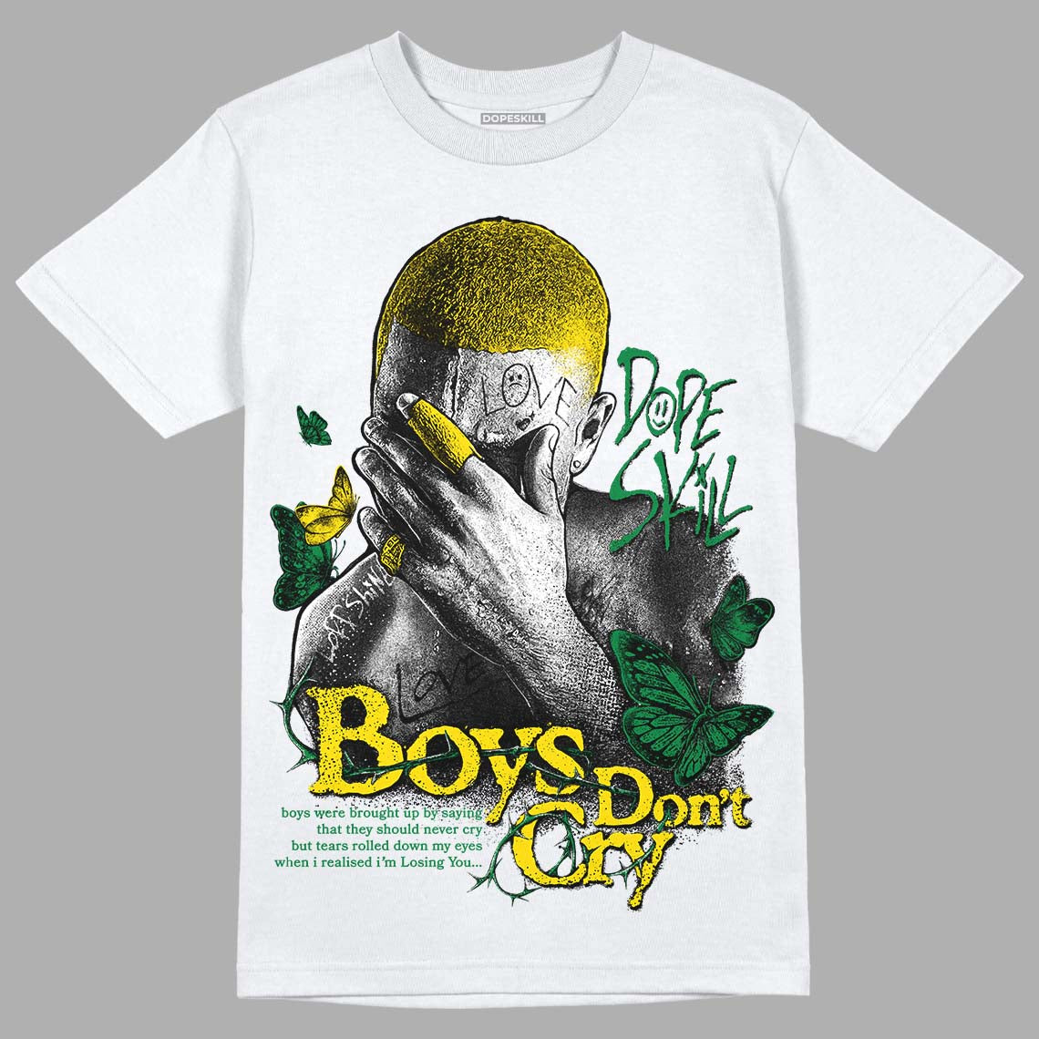 Dunk Low Reverse Brazil DopeSkill T-Shirt Boys Don't Cry Graphic