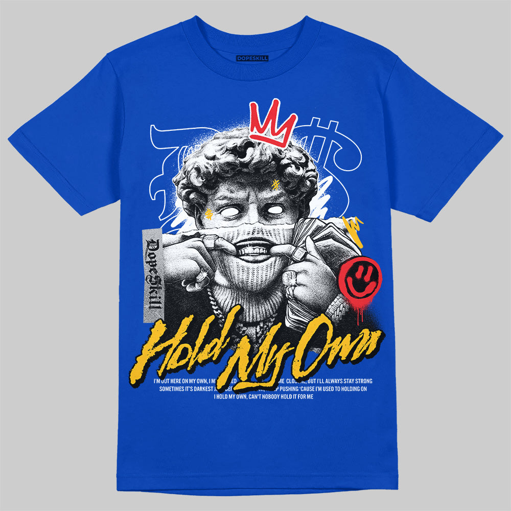Royal Blue Collection DopeSkill Royal Blue T-shirt In My Way Graphic