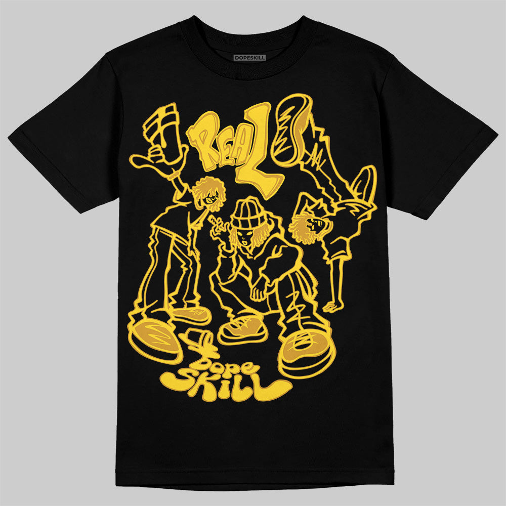 Black Tour Yellow AJ 4 Thunder DopeSkill Unisex T-Shirt Real Y2K Players Graphic