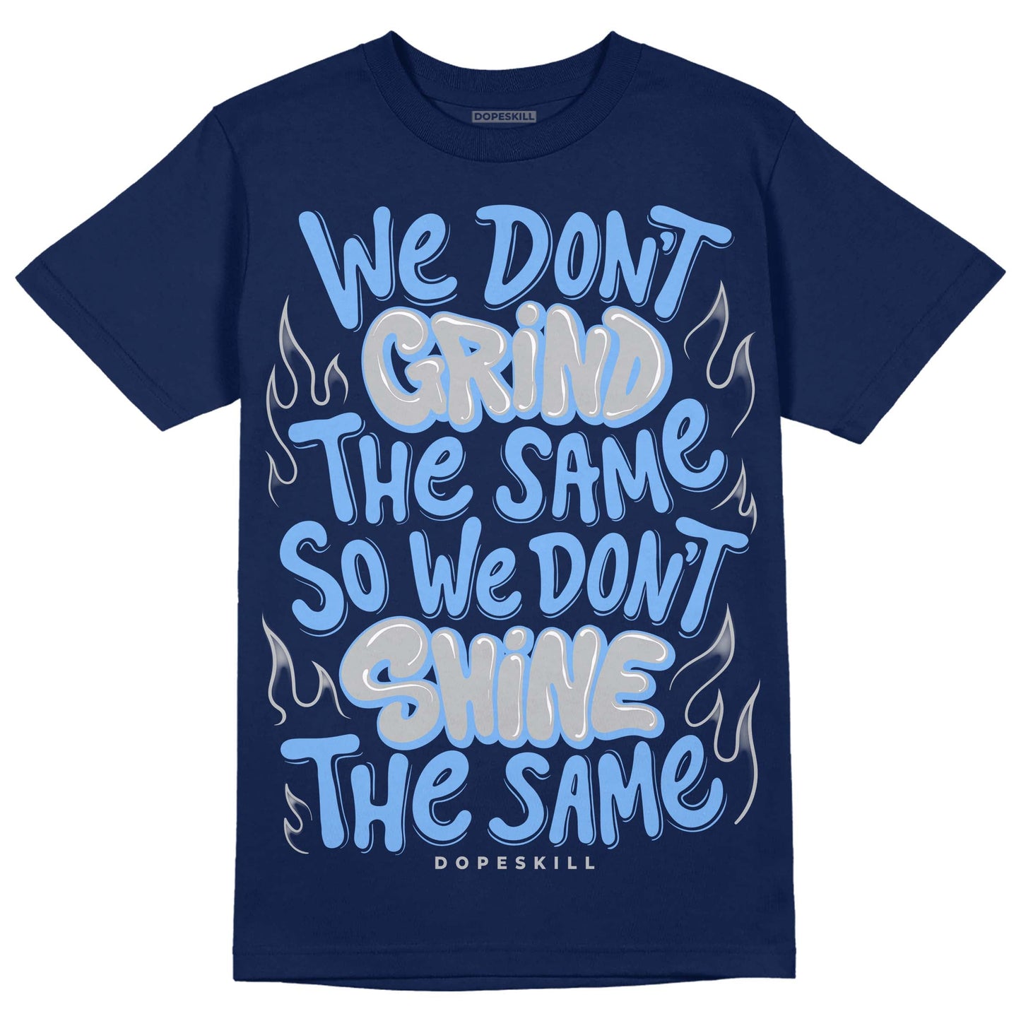 Midnight Navy 5s DopeSkill Navy T-Shirt Grind Shine Graphic