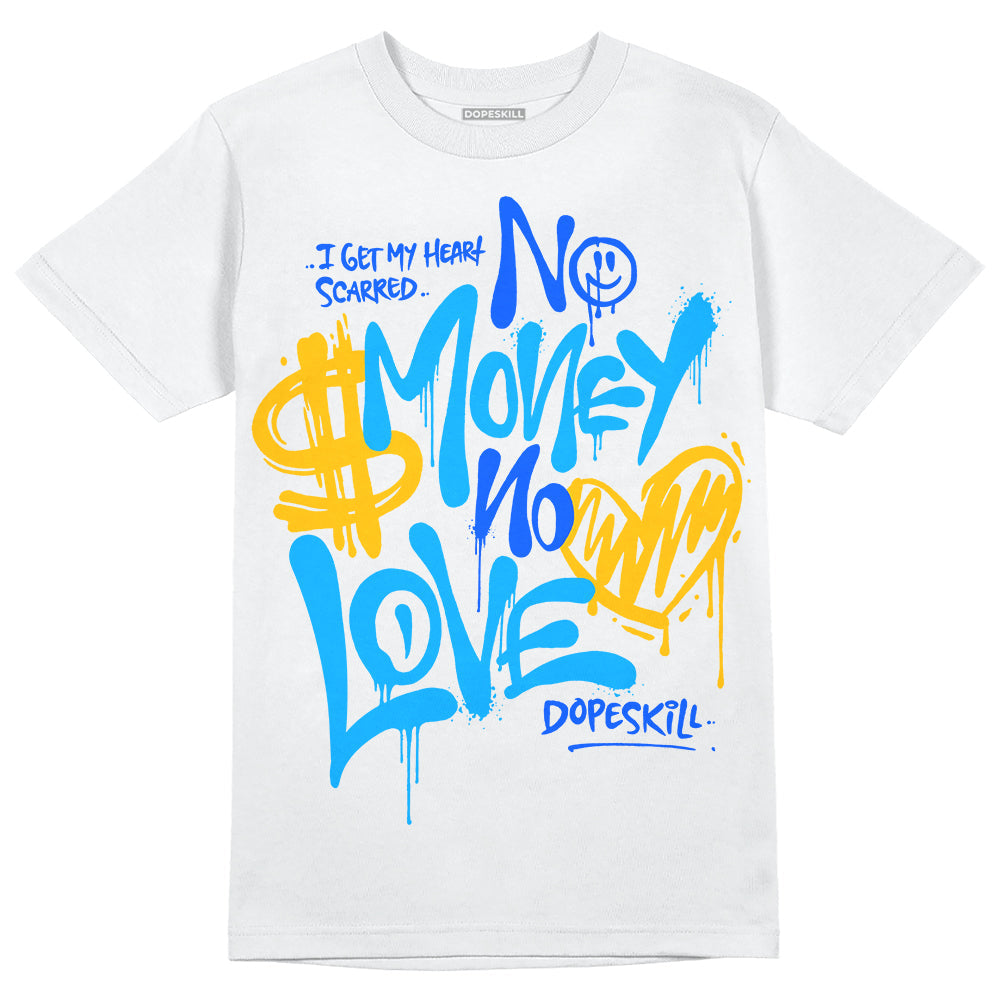 Royal Blue Collection DopeSkill T-Shirt No Money No Love Typo Graphic