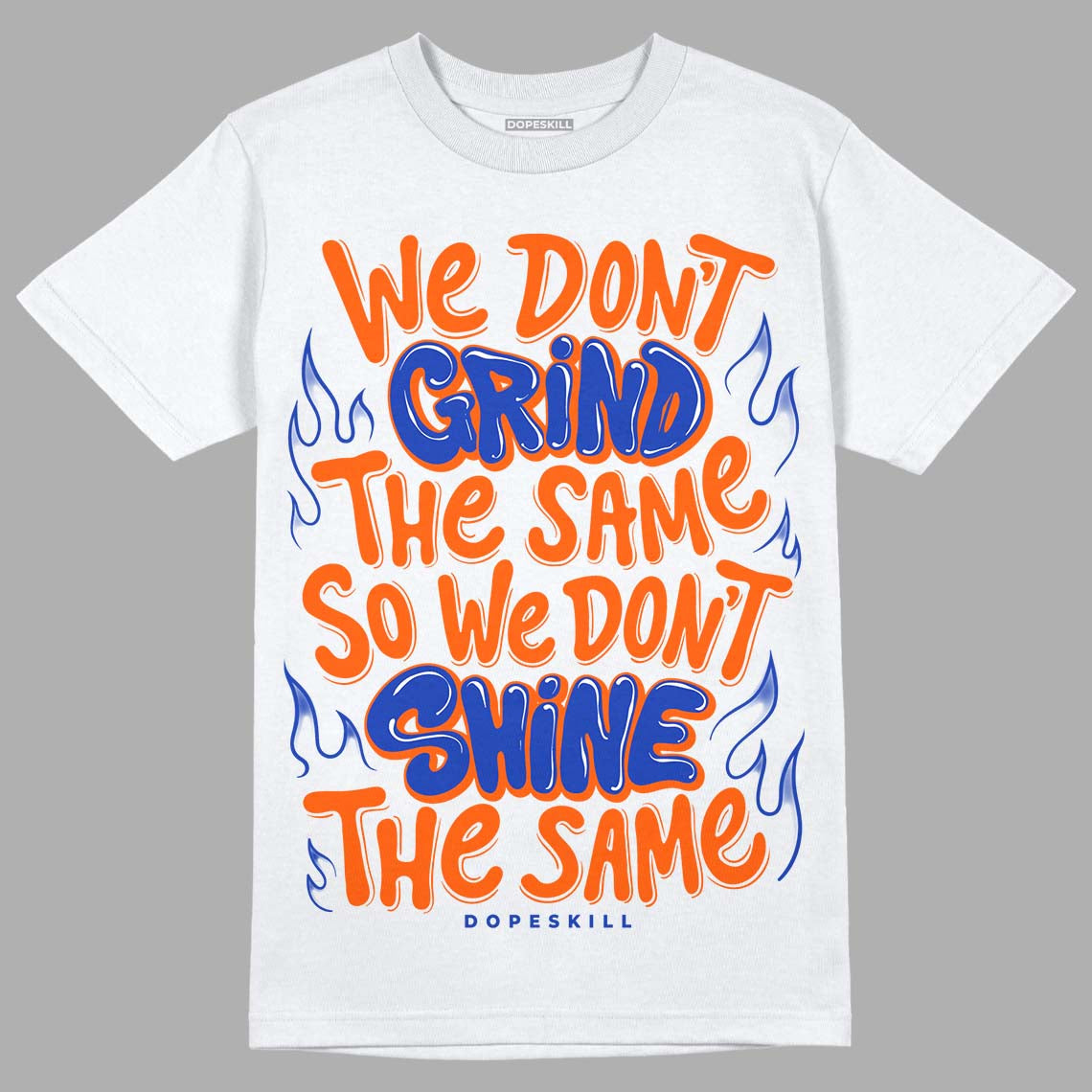Dunk Low Futura Orange Blaze DopeSkill T-Shirt Grind Shine Graphic