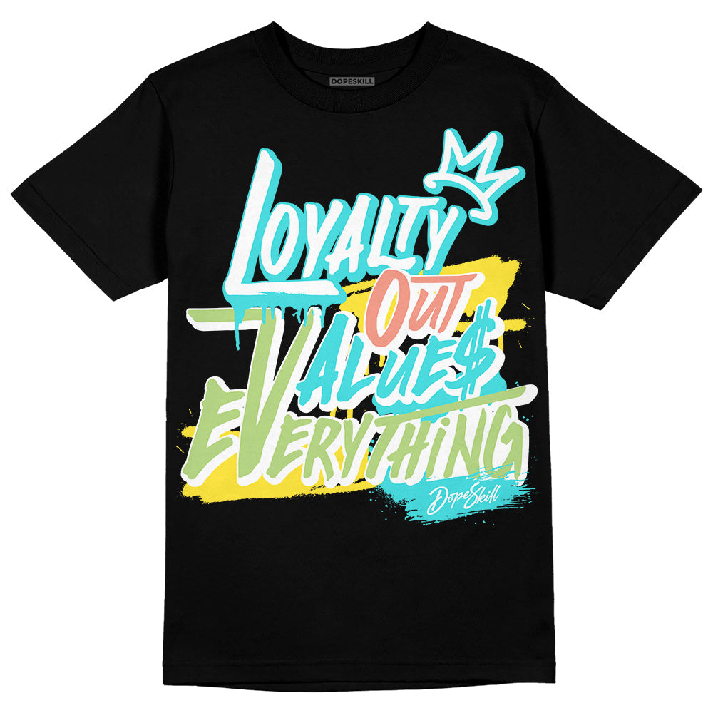 Cyan Burst 9060 DopeSkill T-Shirt LOVE Graphic
