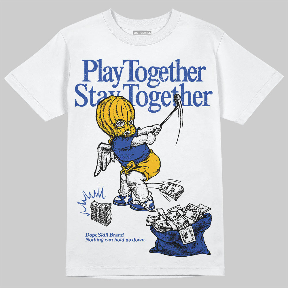 Royal Blue Collection DopeSkill T-Shirt Play together, Stay together Graphic